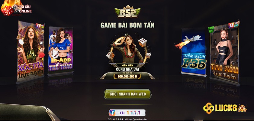 Tài Xỉu B52 Cổng Game Cá Cược Uy Tín Hàng Đầu